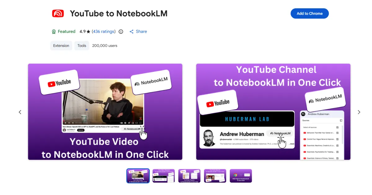 YouTube to NotebookLM